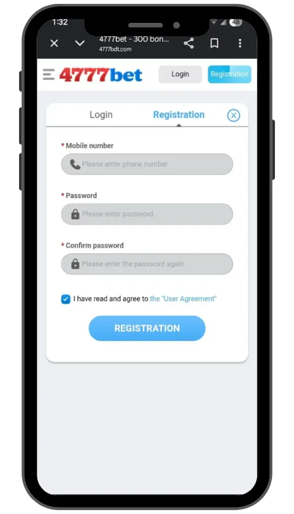 4777bet APK Registration