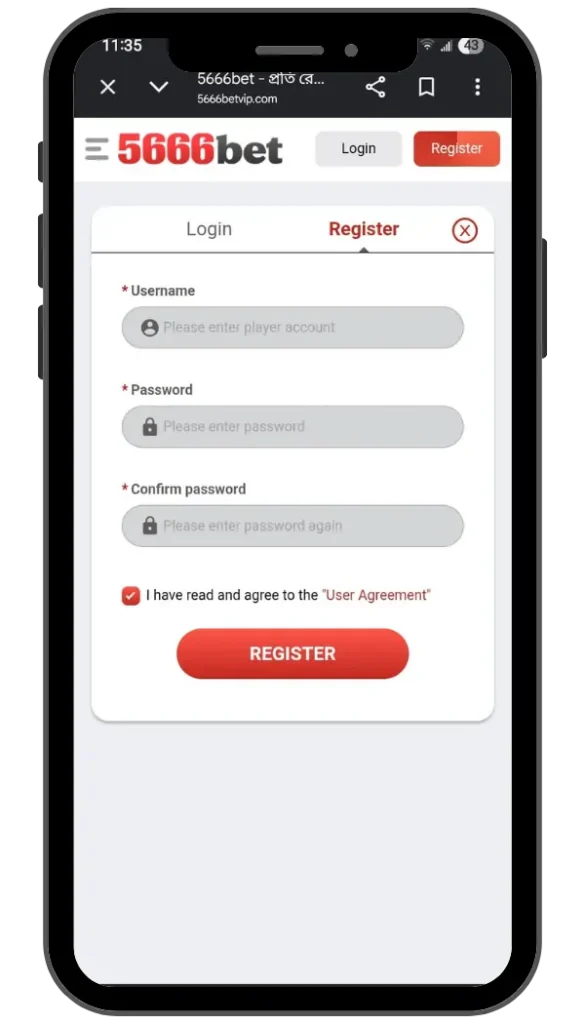 5666bet APK Registration