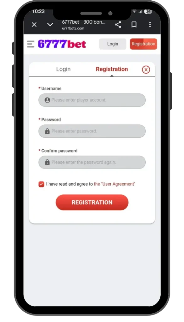 6777bet APK Registration